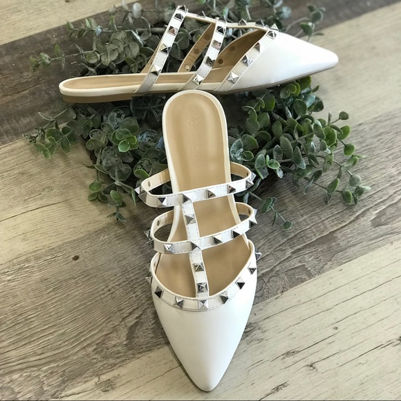 LAST SIZE 6.5 ❗️Victoria Studded Mules - Picture 5 of 8